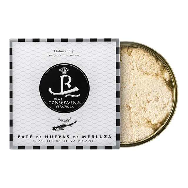 Real Conservera Española - Paté de huevas de merluza en aceite de oliva picante Real Conservera Española.