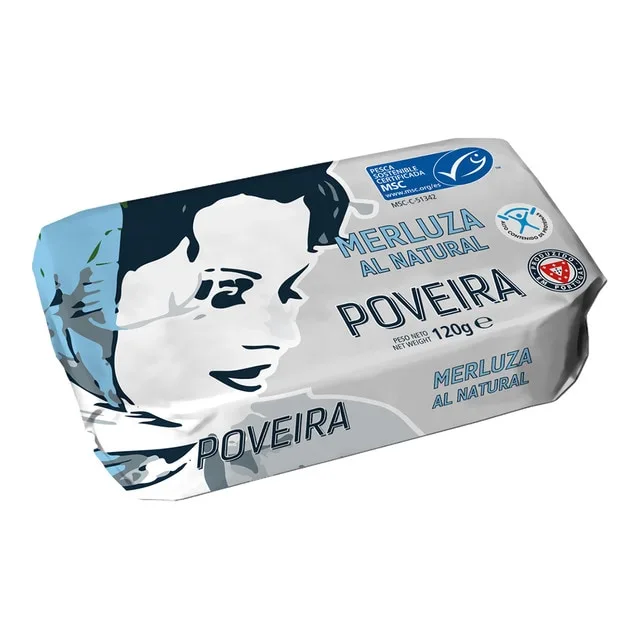 Poveira - Merluza MSC al natural Poveira.