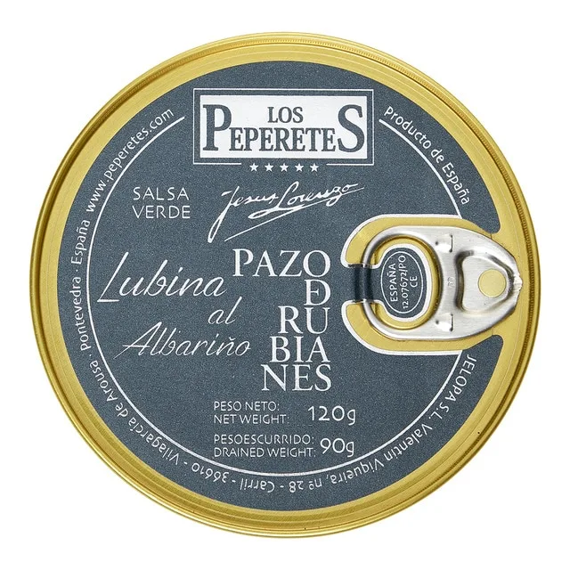 Los Peperetes - Lubina al albariño Pazo de Rubianes Los Peperetes.