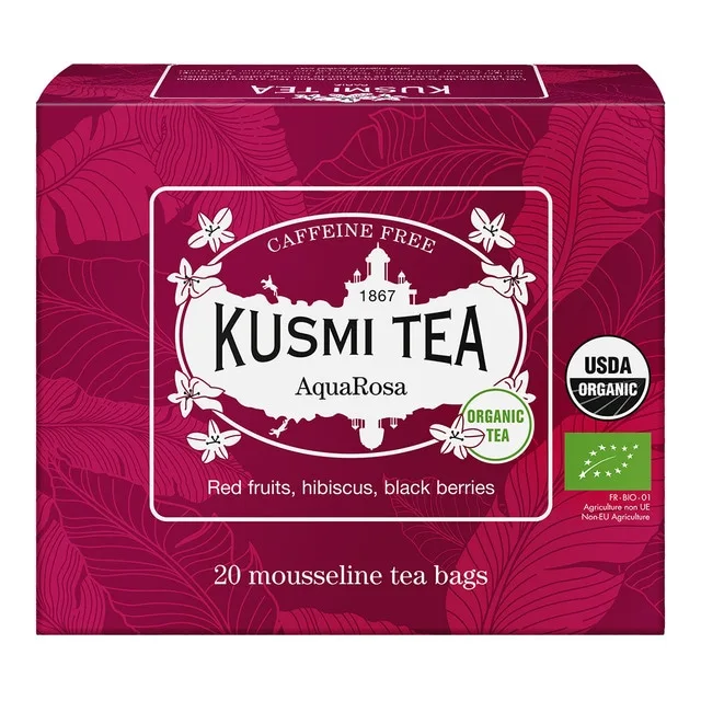 Kusmi Tea - Infusión AquaRosa bio Kusmi Tea 20 bolsitas.