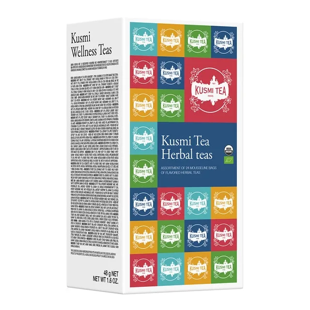 Kusmi Tea - Infusiones surtidas Les Infusions Bio Kusmi Tea 24 bolsitas.