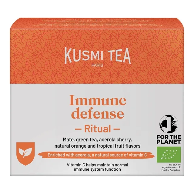 Kusmi Tea - Té verde Inmune Defense Ritual Bio Kusmi Tea 18 bolsitas.