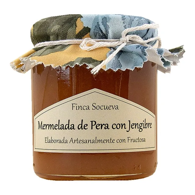 Finca Socueva - Mermelada de pera con jengibre Finca Socueva.