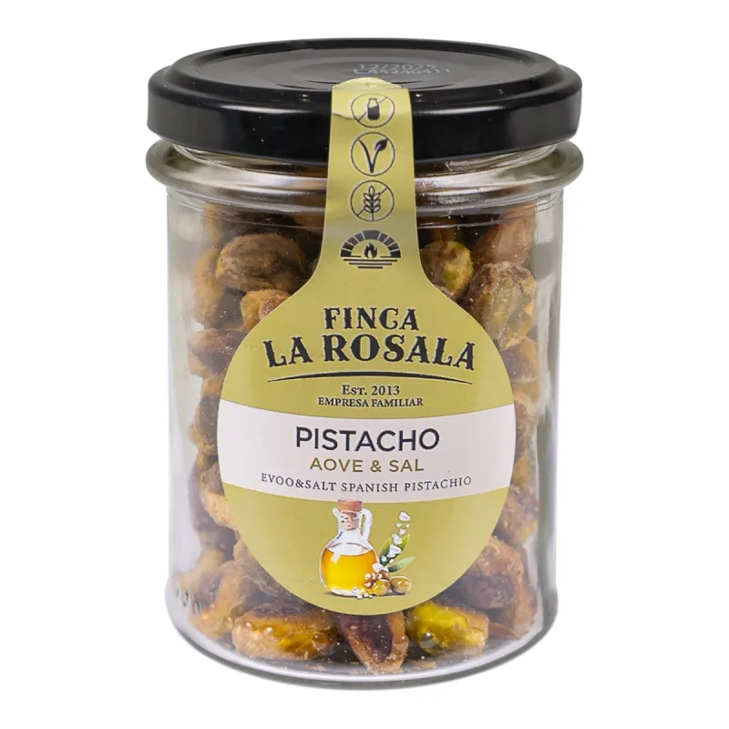 Finca La Rosala - Pistacho AOVE y sal Finca la Rosala.