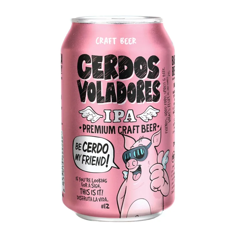 Cerdos Voladores - Cerveza rubia artesana IPA Cerdos Voladores.