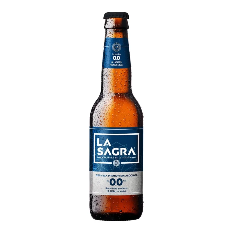 La Sagra - Cerveza rubia sin alcohol 0.0 La Sagra.