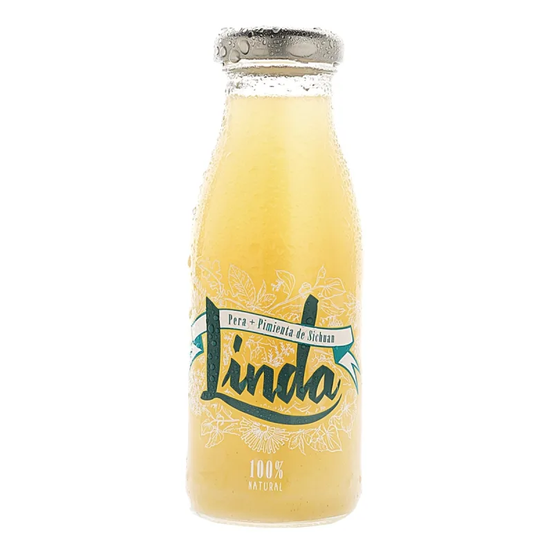 Linda - Zumo natural de pera con pimienta de Sichuan Linda.