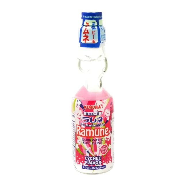 Ramune - Gaseosa sabor lychee Ramune.