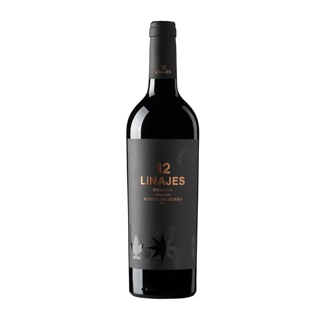 12 Linajes - Vino tinto 12 Linajes Reserva Tempranillo 2016 Ribera del Duero.