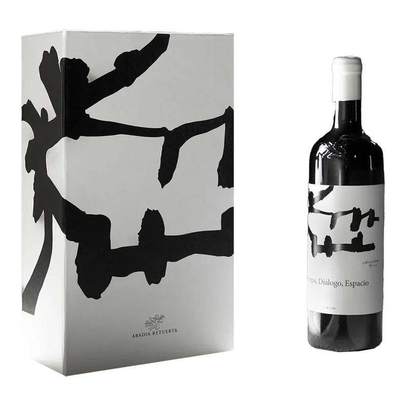 Abadía Retuerta - Estuche vino tinto Abadía Retuerta 2016 Edición Especial Chillida ''Tiempo, Diálogo, Espacio''.