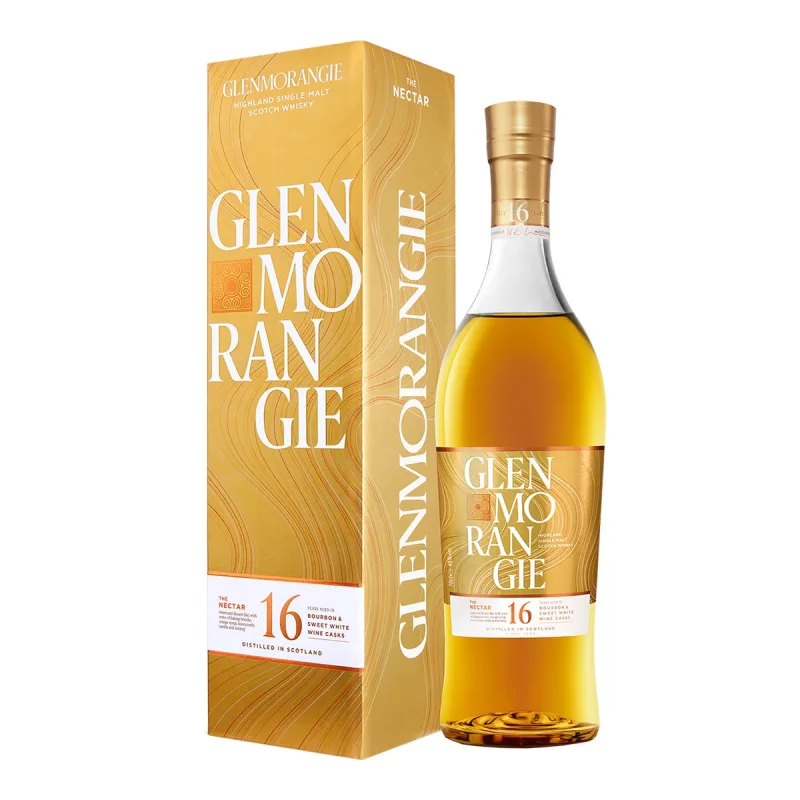Glenmorangie - Estuche whisky escocés Glenmorangie Nectar D'Ór single malt.