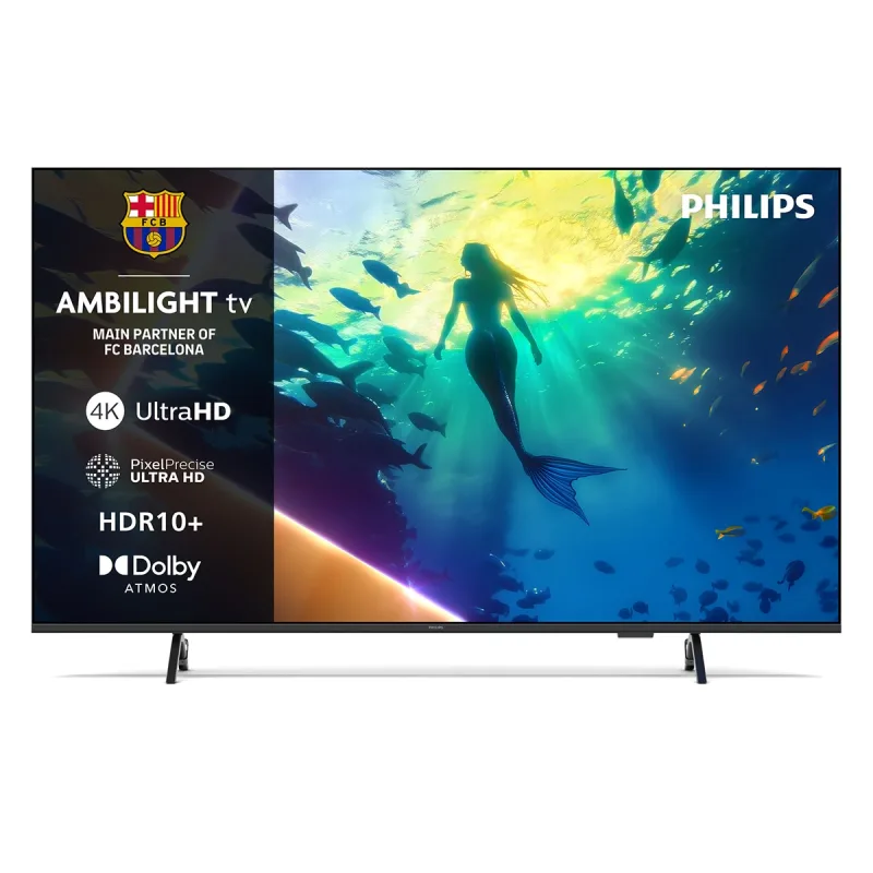 Philips - TV LED 108 cm (43') Philips Ambilight 43PUS8010/12 UHD 4K, Dolby Atmos, Titan OS, Smart TV.