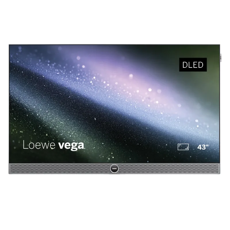 LOEWE - TV LED 108 cm (43'') Loewe vega 43, UHD 4K, Direct LED Full-Array, HDR, Wi-Fi y Smart TV con sonido frontal 60W.