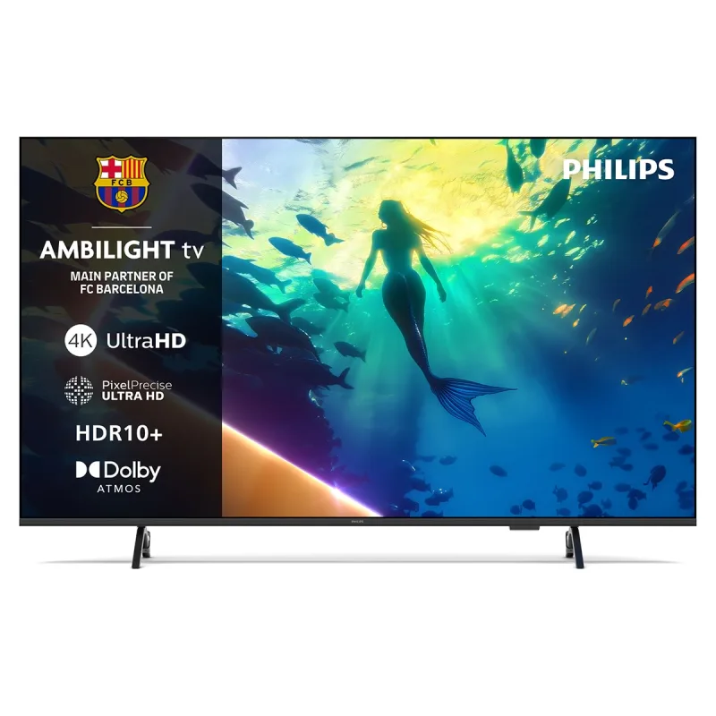 Philips - TV LED 139 cm (55') Philips Ambilight 55PUS8010/12 UHD 4K, Dolby Atmos, Titan OS, Smart TV.