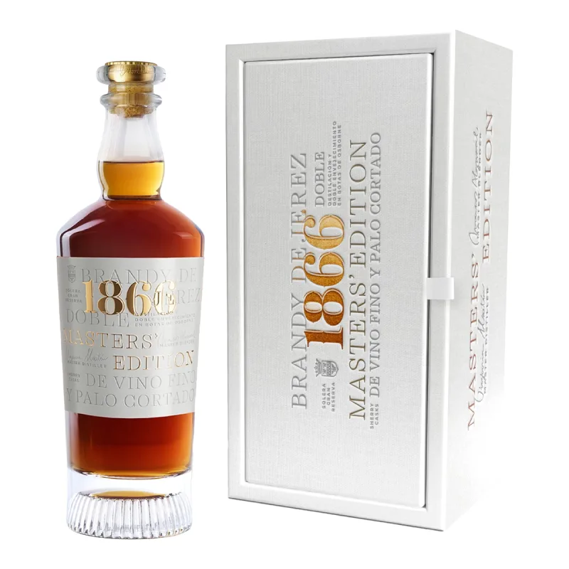 1866 Brandy - Estuche Brandy de Jerez Solera Gran Reserva 1866 Masters' Edition.