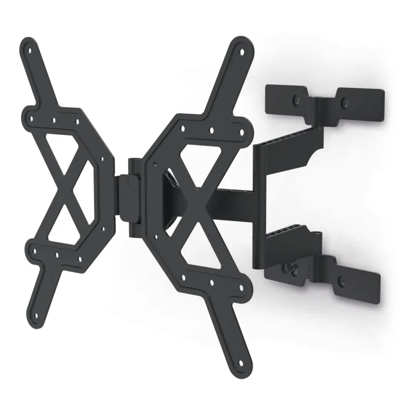 Hama - Soporte de pared Hama Fullmotion 2 Brazos Extra Slim para TV 32' a 65' Negro.