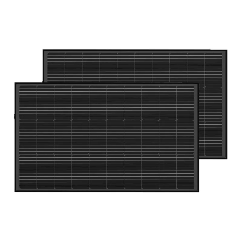 ECOFLOW - Pack 2 Paneles Solares Rígidos Ecoflow de 100 W c/u.