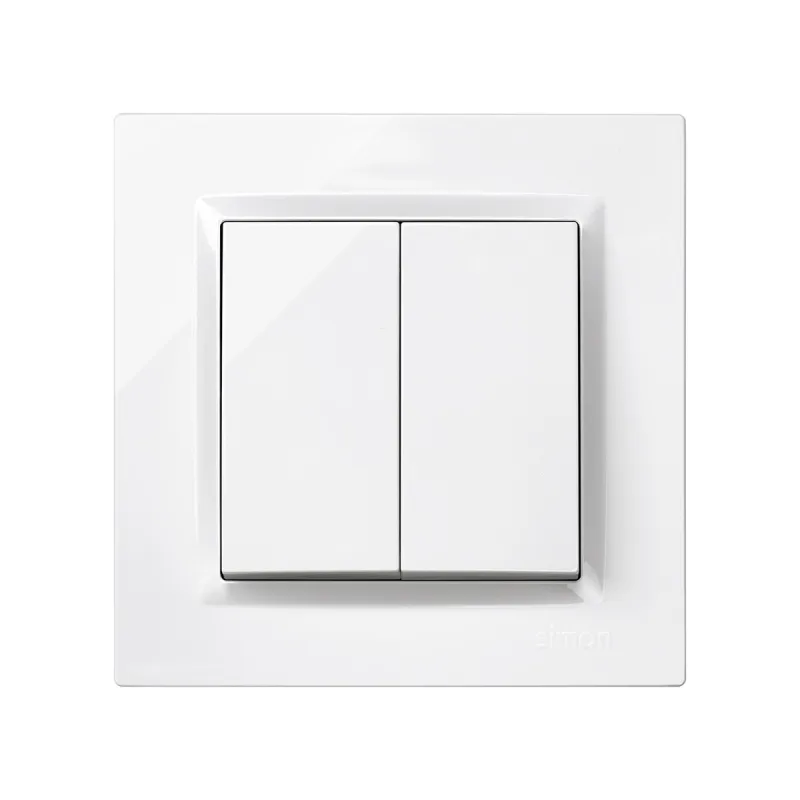 SIMON - Conmutador Eléctrico Doble Interiores.