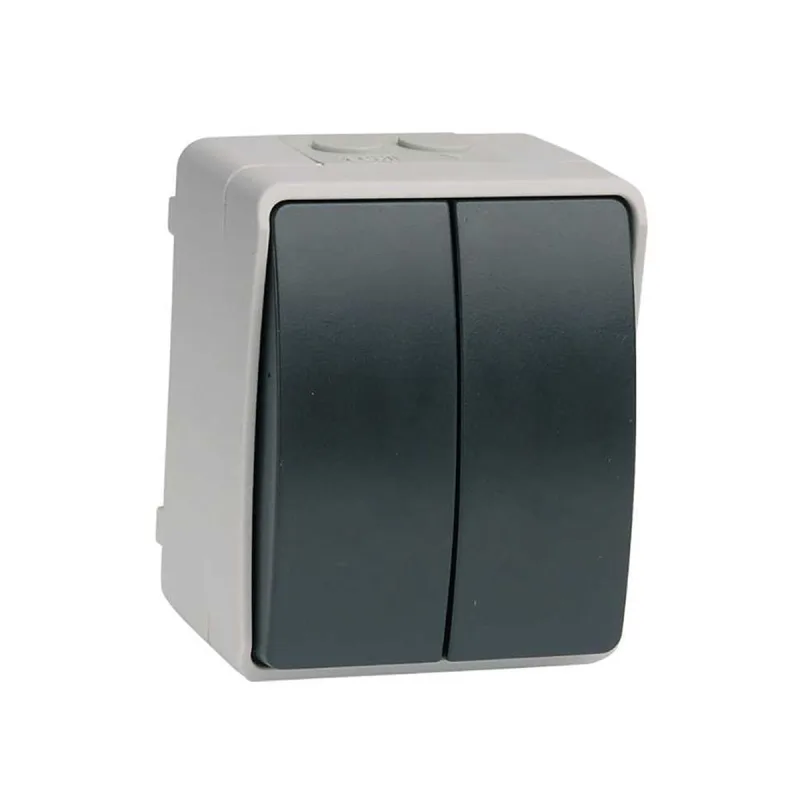 SIMON - Conmutador Doble para Exterior Serie Atlantis Simon.