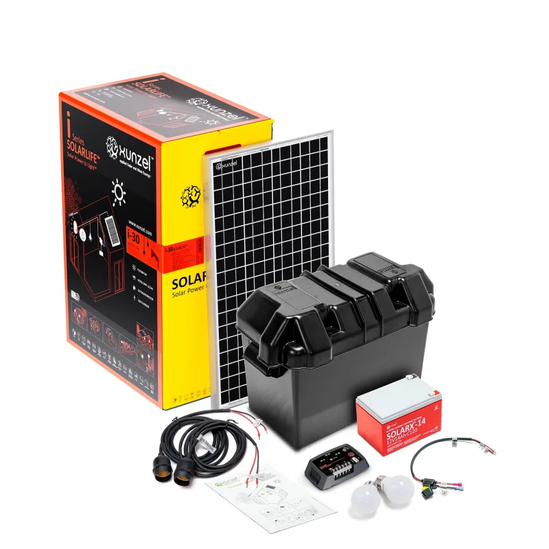 Xunzel - Kit Solar Iluminación LED SOLARLIFE-30i.