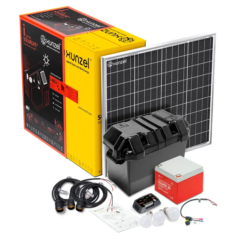 Xunzel - Kit Solar Iluminación LED SOLARLIFE-60i.