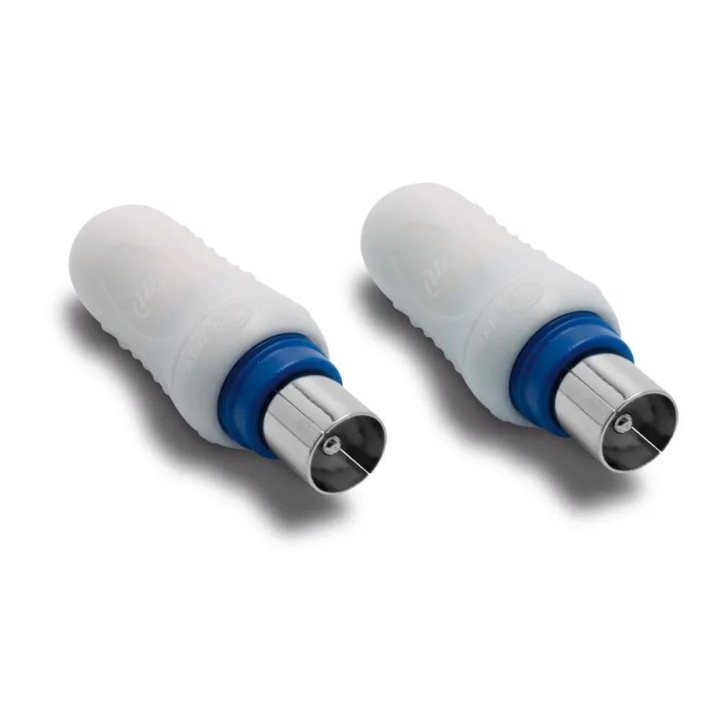 Metronic - Clavija cable coaxial TV M (x2).