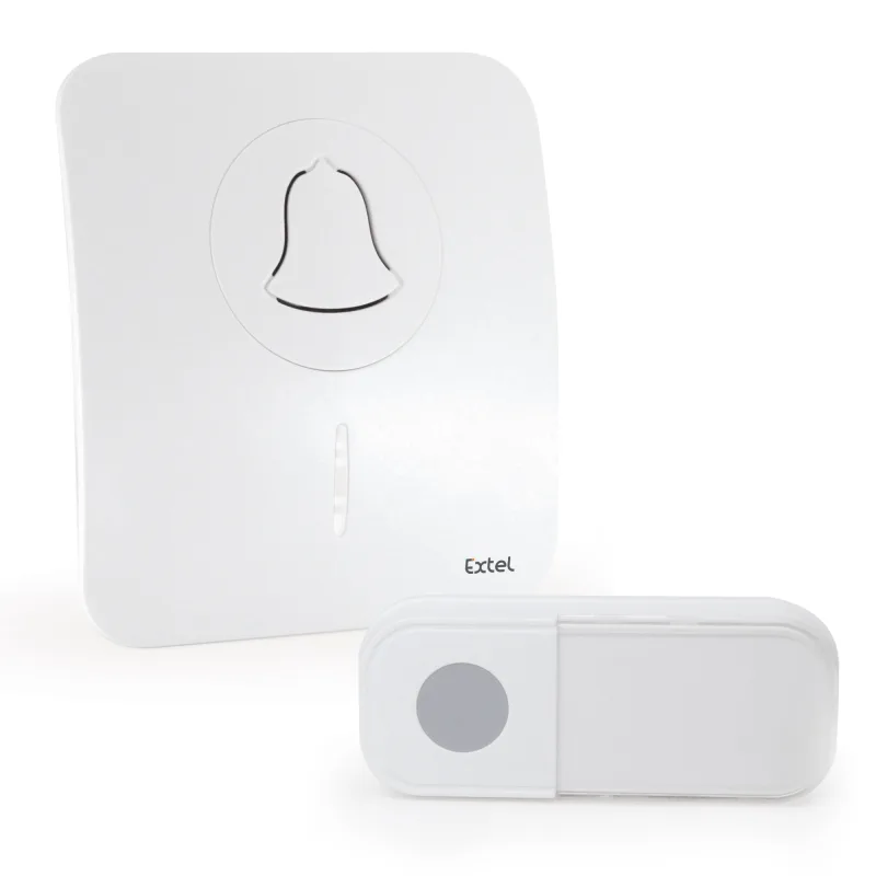 Extel - Timbre Inalámbrico con Flash 85 dB.