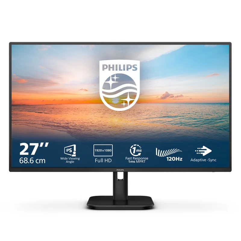 Philips - Monitor PC 68,6 cm (27') Philips 27E1N1100A/00, 120 Hz, Full HD.