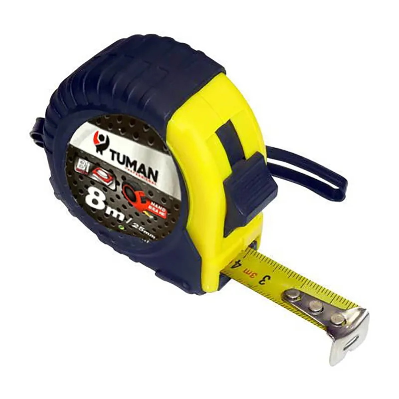TUMAN Profesional - Flexómetro Antigolpe 8 m X 25 mm.