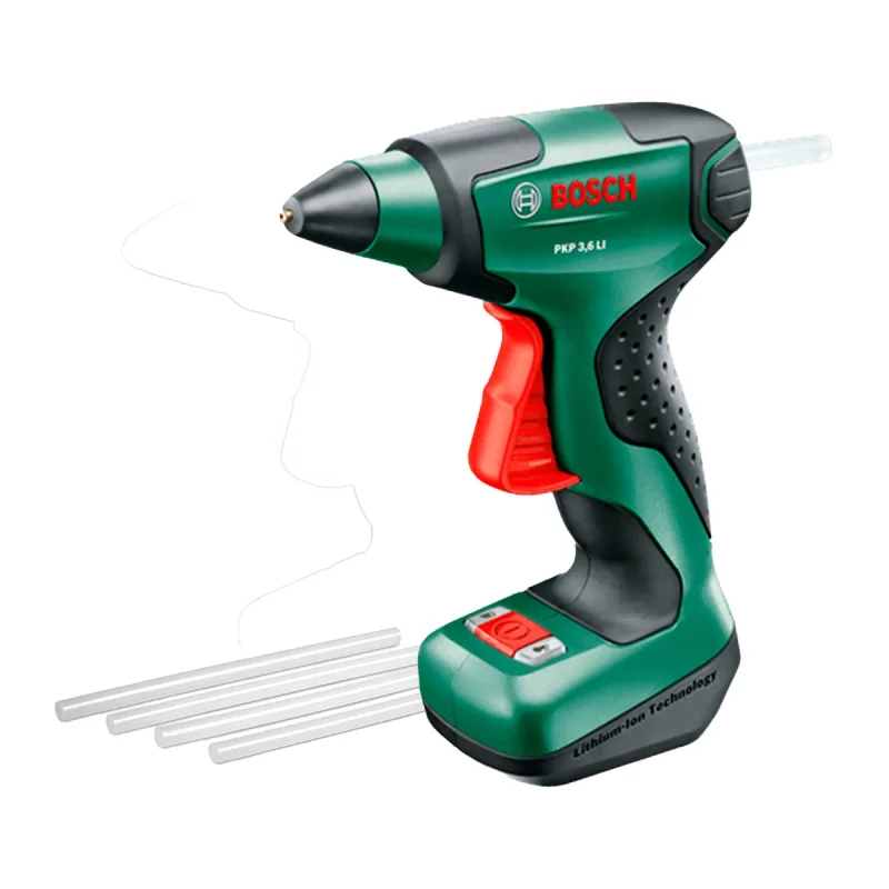 Bosch - Pistola Silicona para Pegar en Caliente a Batería PKP 3.6 LI.
