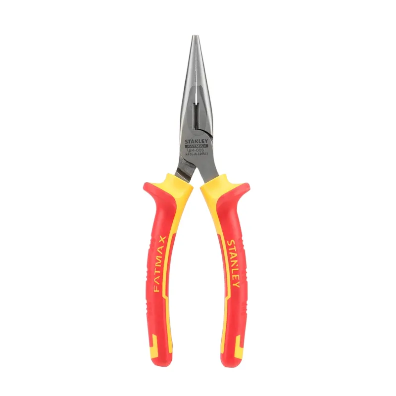 Stanley - Alicate punta semi-redonda recta.