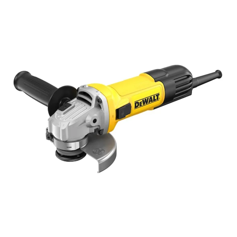DEWALT - Amoladora Eléctrica Mini Ø115 mm con Arranque Suave + Bloqueo y re-arranque 750W.