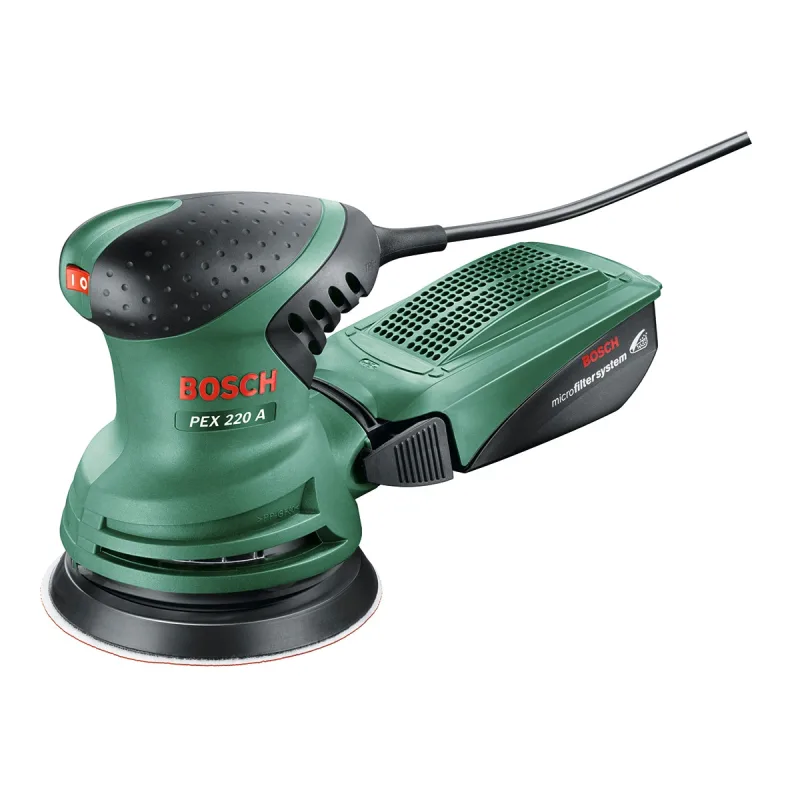 Bosch - Lijadora Orbital Eléctrica con cable a red PEX 220 A.