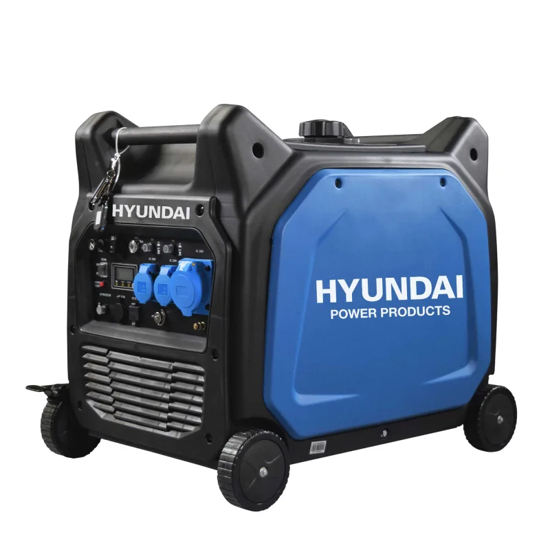HYUNDAI - Generador Inverter Monofásico Gasolina con Conexión ATS 4T 6 kW HY6500SEI.