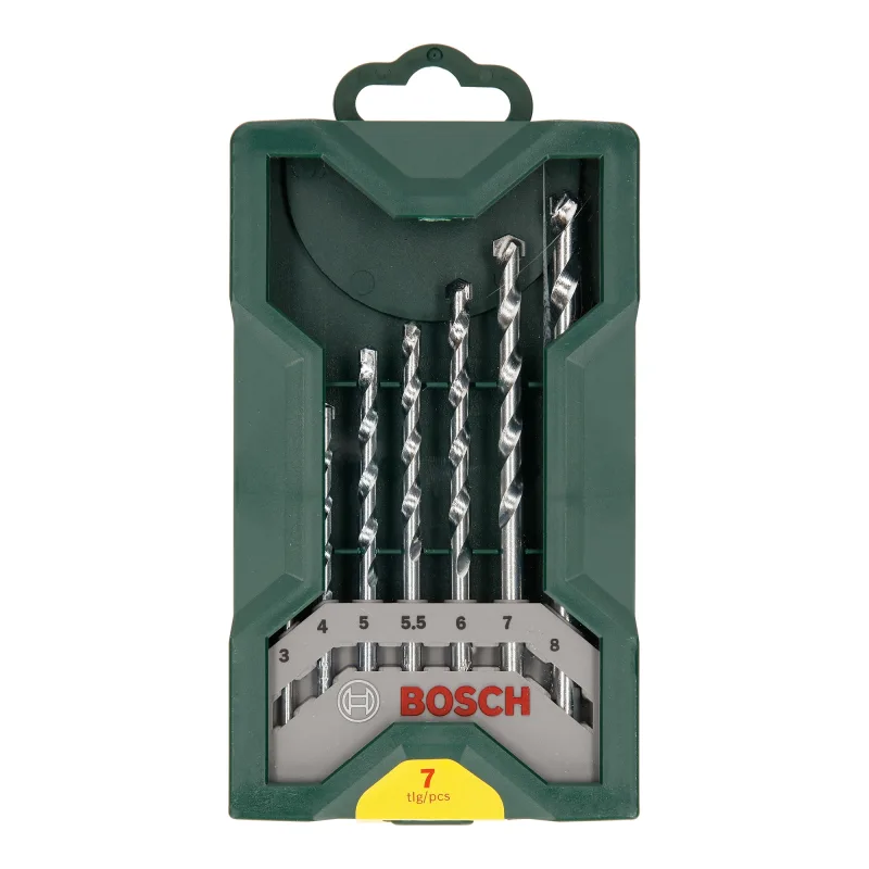 Bosch - Set Mini-X-Line de 7 Brocas para Mampostería.
