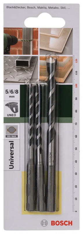Bosch - Broca multiusos SDS-Quick (x3).