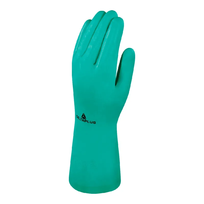 DELTAPLUS - Guantes de Nitrilo Flocado.