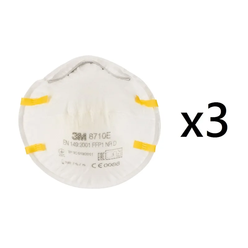 3M - Mascarilla FFP1 sin Válvula - 3 Uds.