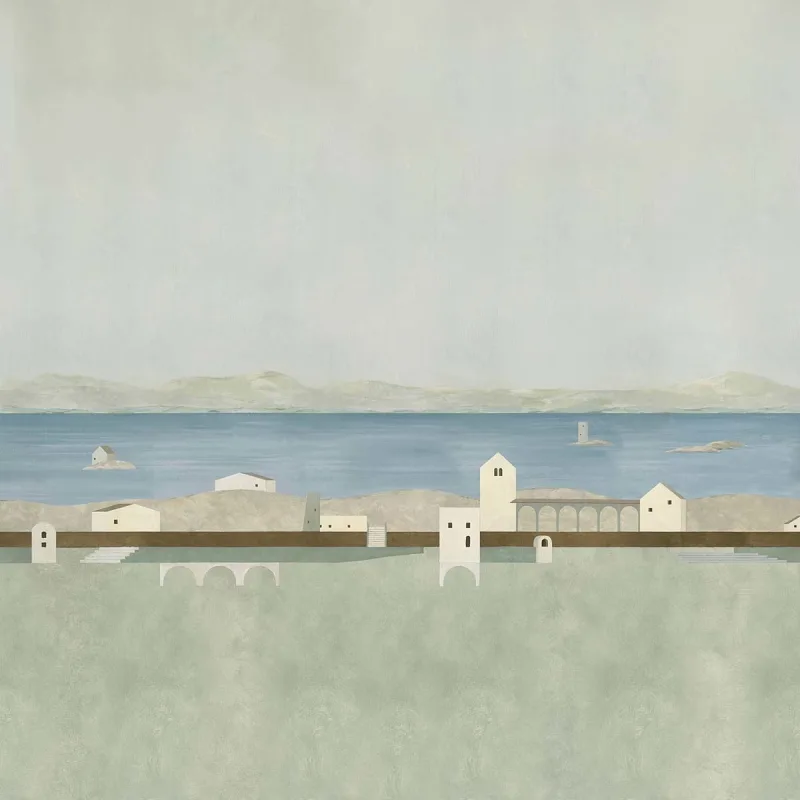 Coordonne - Fotomural TNT paisaje marino Coordonne.