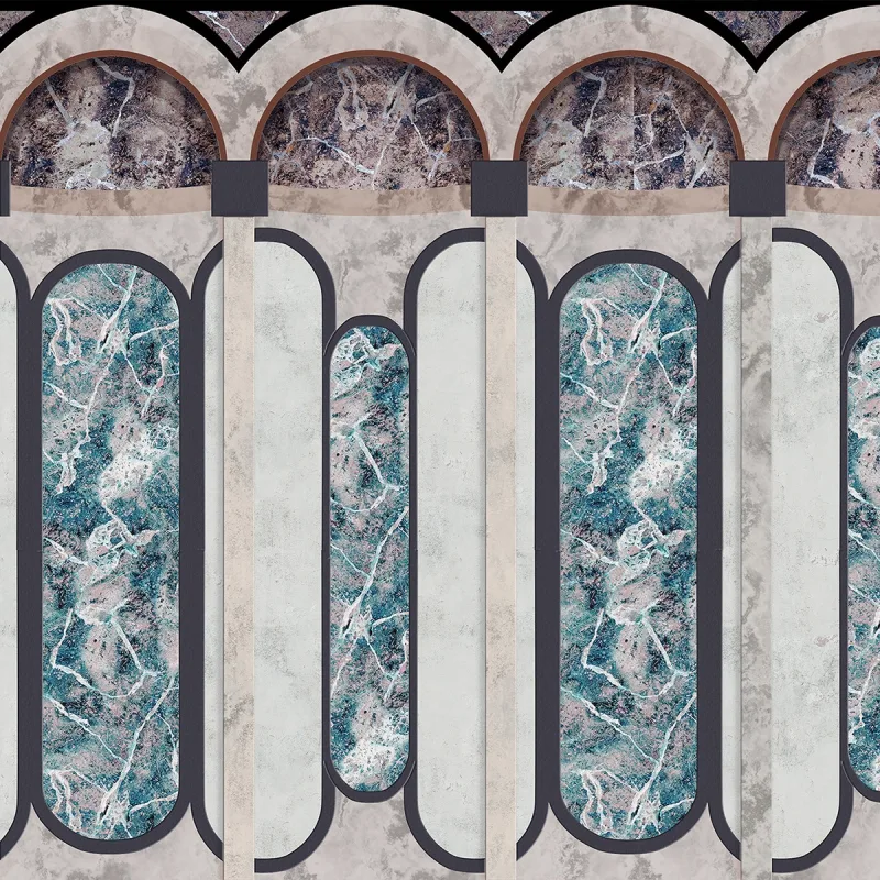 Coordonne - Mural geométrico mármol Coordonne.