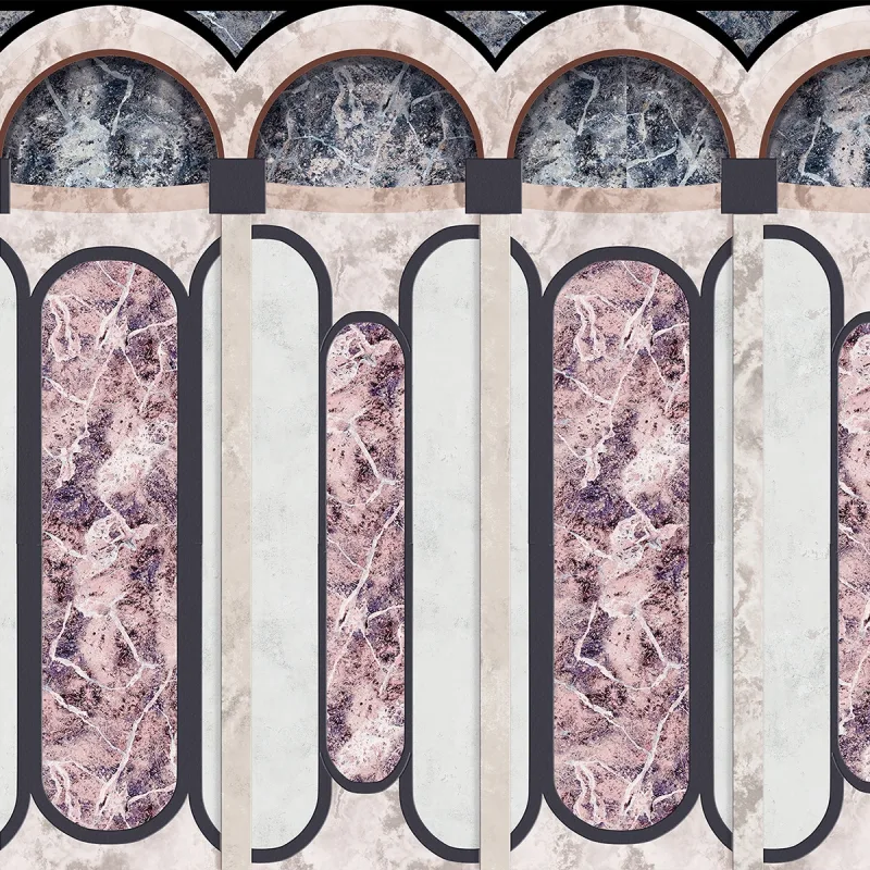 Coordonne - Mural geométrico mármol Coordonne.