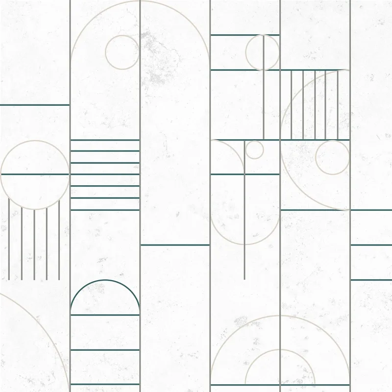 Coordonne - Mural geométrico dibujo Coordonne.