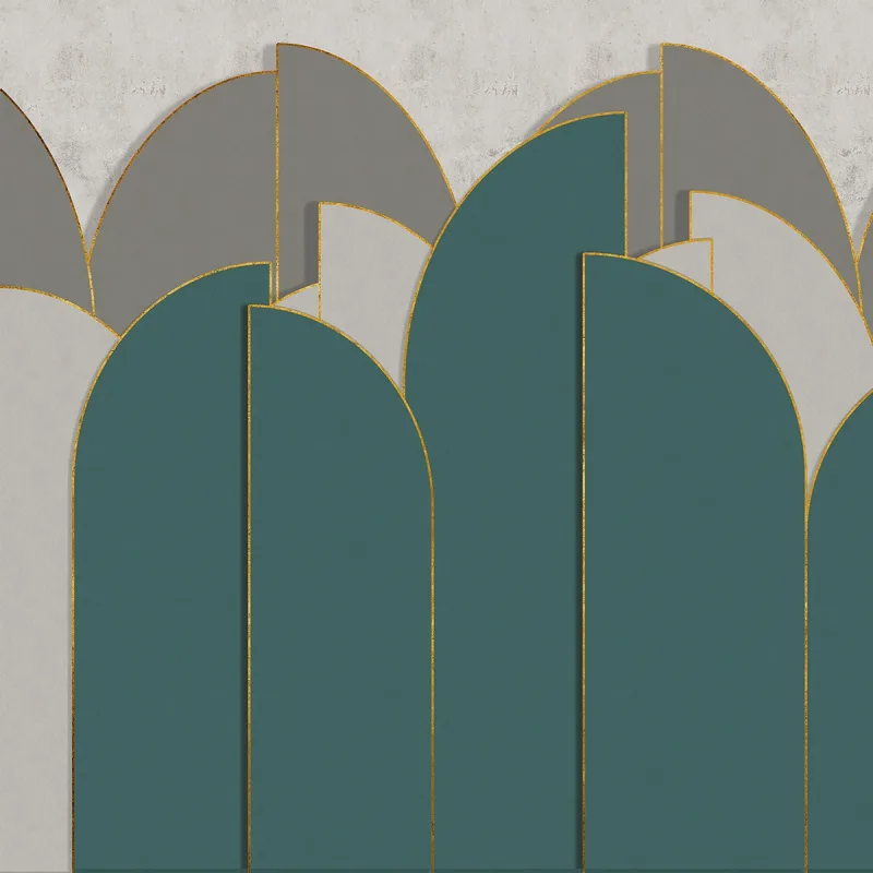 Coordonne - Mural geométrico arcos Coordonne.