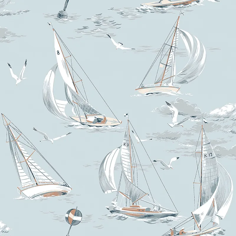 Coordonne - Papel pintado Paisaje barcos Coordonne.