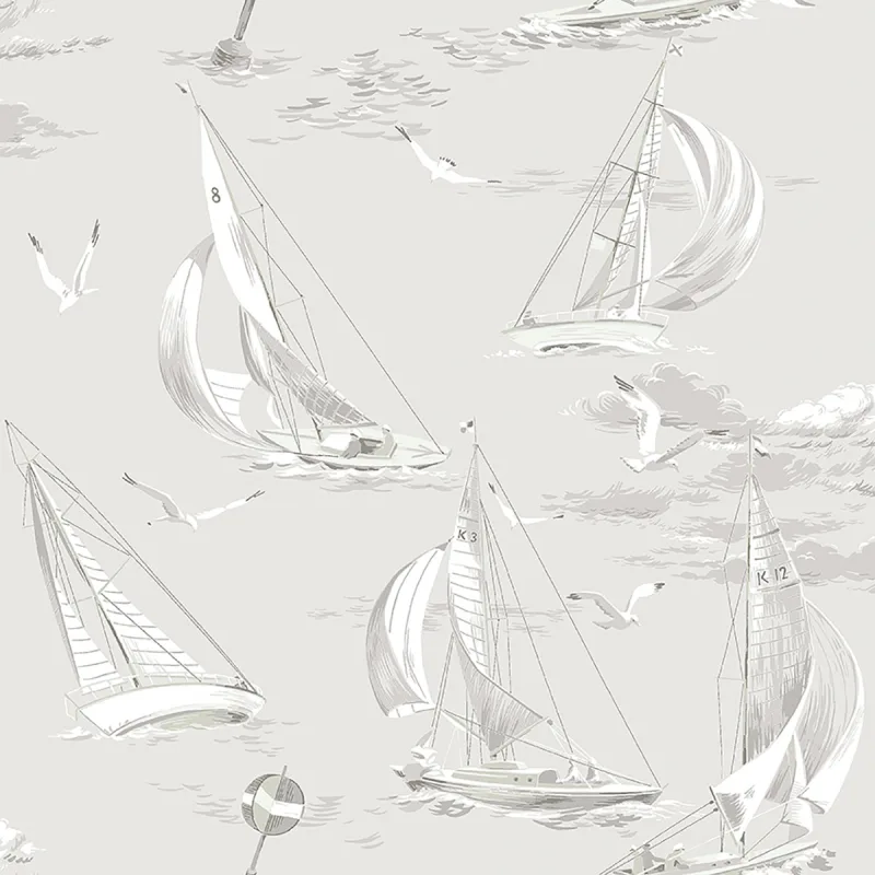 Coordonne - Papel pintado Paisaje barcos Coordonne.