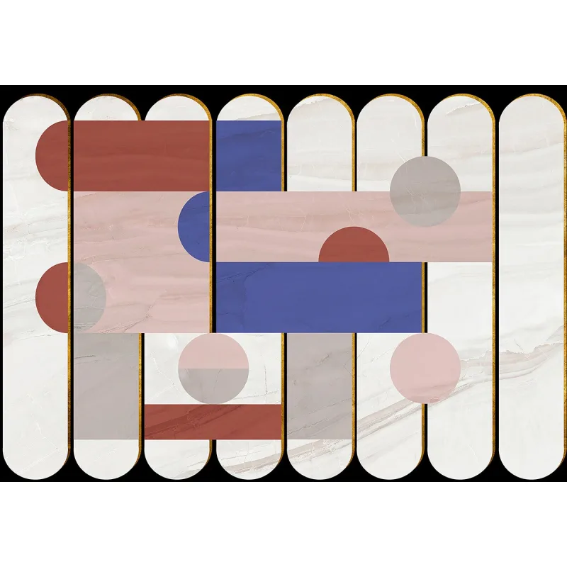 Coordonne - Mural geométrico formas Coordonne.