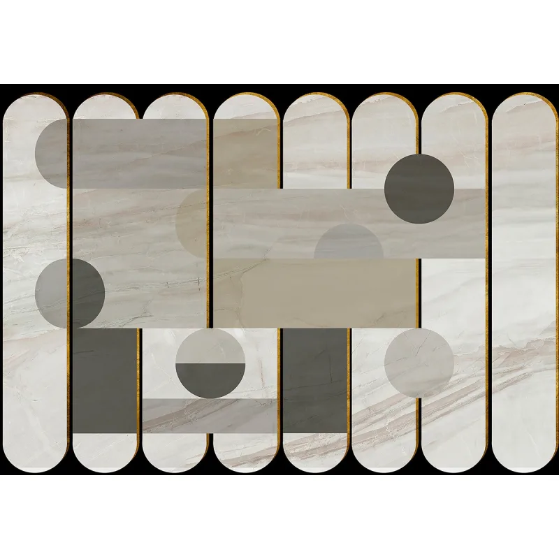 Coordonne - Mural geométrico formas Coordonne.