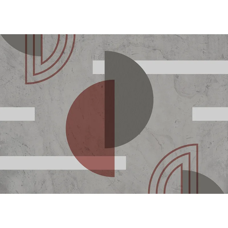 Coordonne - Mural geométrico semicírculos Coordonne.