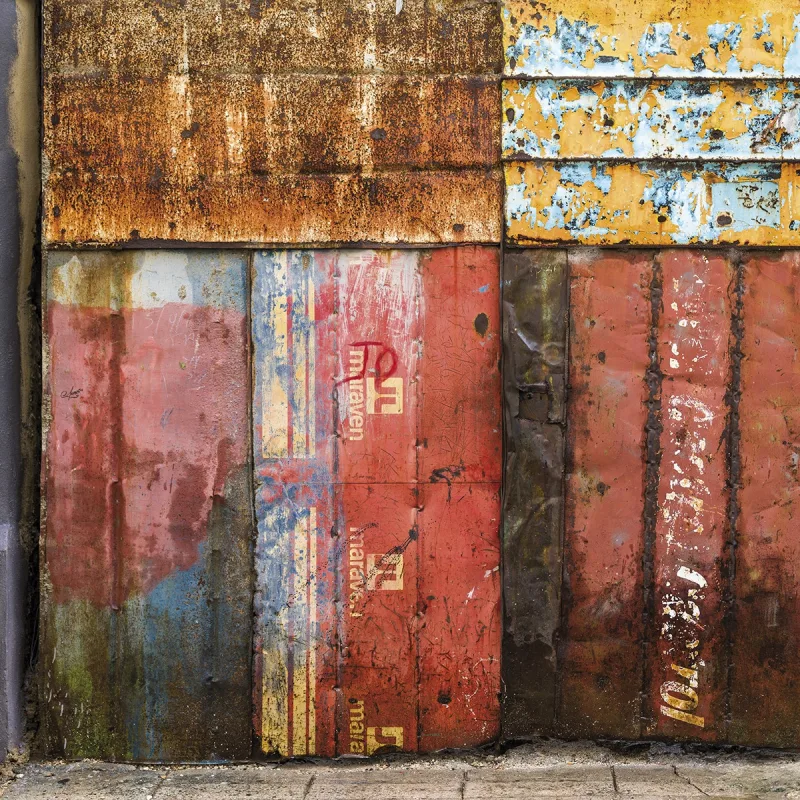 Rasch - Fotomural Metal Door Rasch.