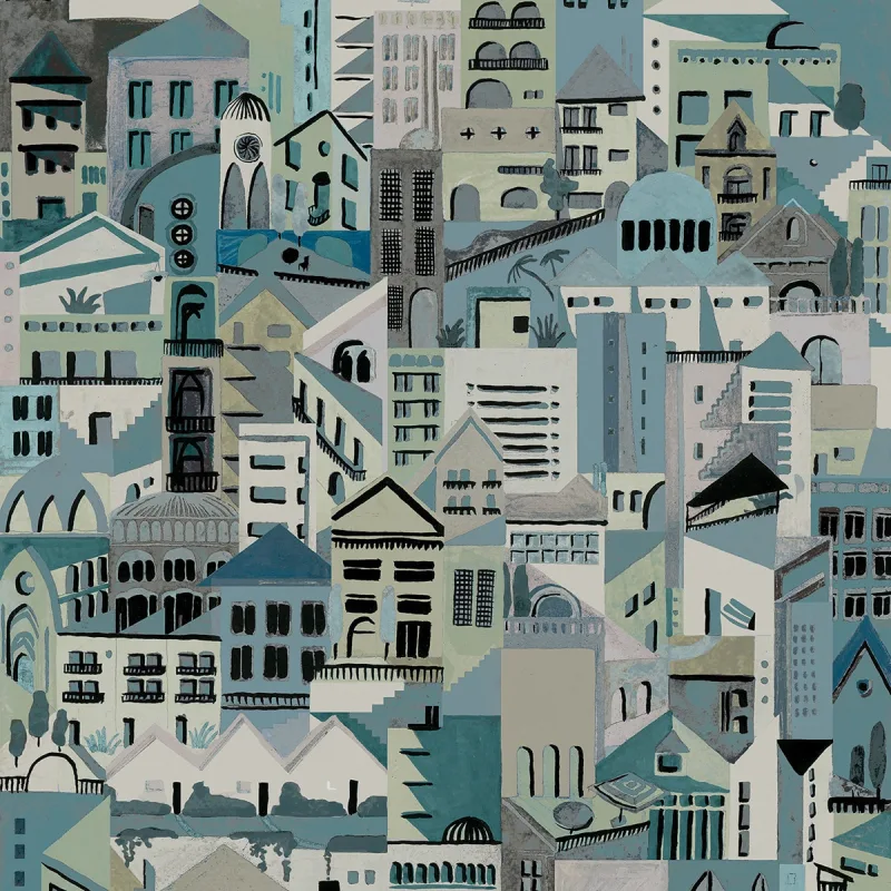 Tres Tintas - Papel pintado vinílico Villa Ítera Tres Tintas.